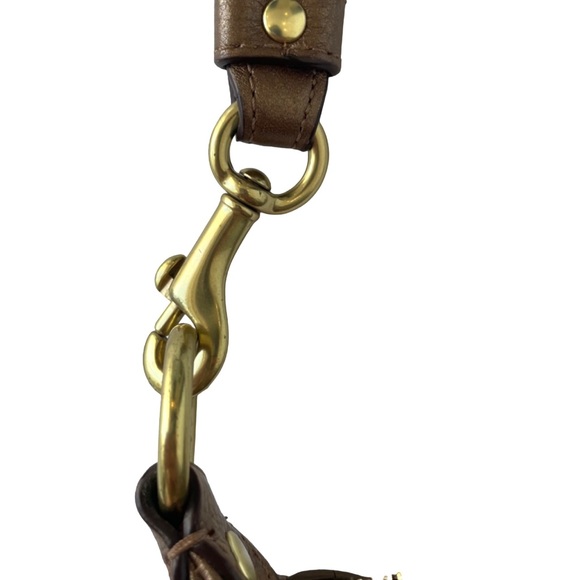 Coach Bag in Bronze Leather - Picture 6 of 9